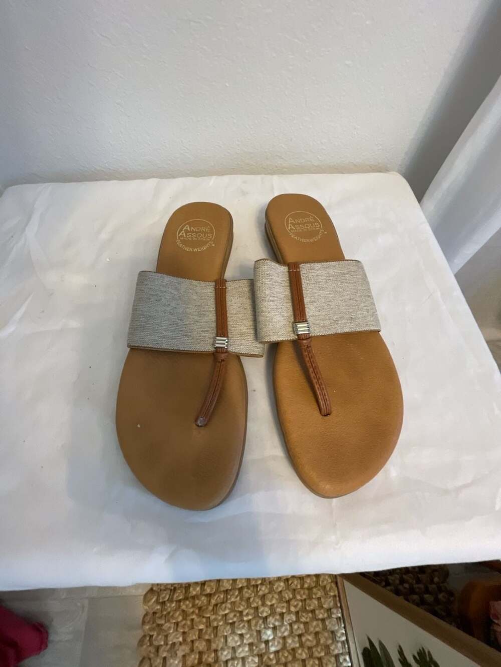André Assous Nice Stretch-Linen Featherweights Thong Sandals
Summer
Preppy